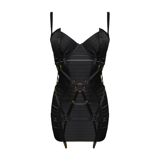 Bordelle Kora Multi-Style Bodice Bra AW23B05B Black – Petticoat Fair Austin