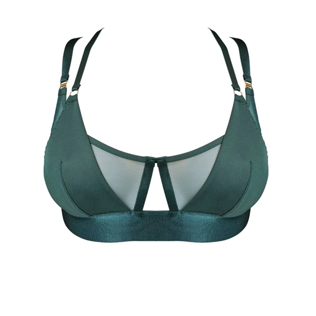 Triangle Bralette for Women A/B Cups S-XL Ribbed X Back Lightweight Thin  Strap Bralette V Neck Pull On Unpadded Bra 