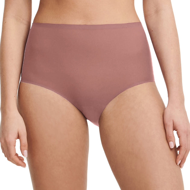 Women's Vanishing Tummy Modern Brief Underwear in Light Red size XL