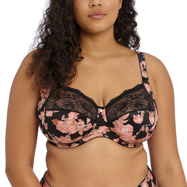 Elomi Amelia Underwire Bandless Spacer Bra in Black FINAL SALE (40% Off) -  Busted Bra Shop