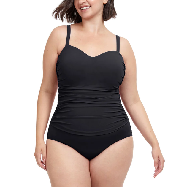 Plus Size Jersey Girl Bodysuit - Black – Curvy Sense