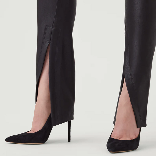 SPANX Leather-Like Front Slit Skinny 20526R Black – Petticoat Fair Austin