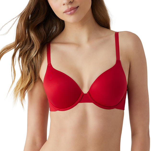 Tweens - Heavily Padded - Semi Push-Up Bra - Polyamide Fabric - Balconette  - Seamless, 3/4th Coverage, Wireless, Embroidered Lace on Cups with Halter