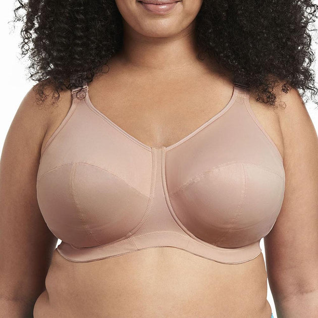 Goddess Women's Keira Side Support Wire-free Bra - Gd6093 44h Fawn