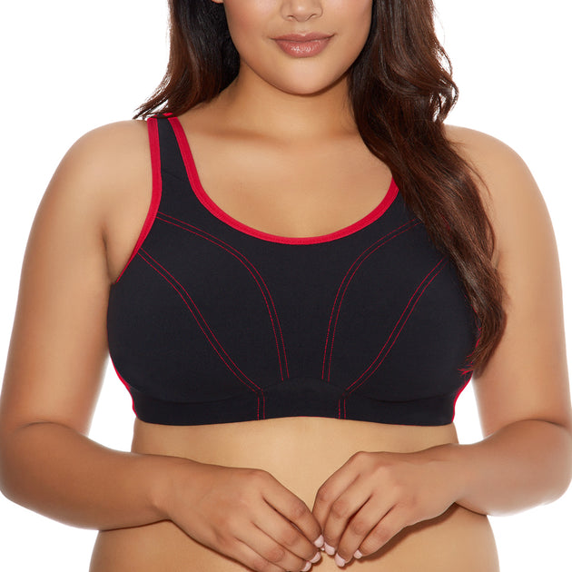 Bonds Women's Invisi Wirefree Bra, Red Over Heels, 10A 