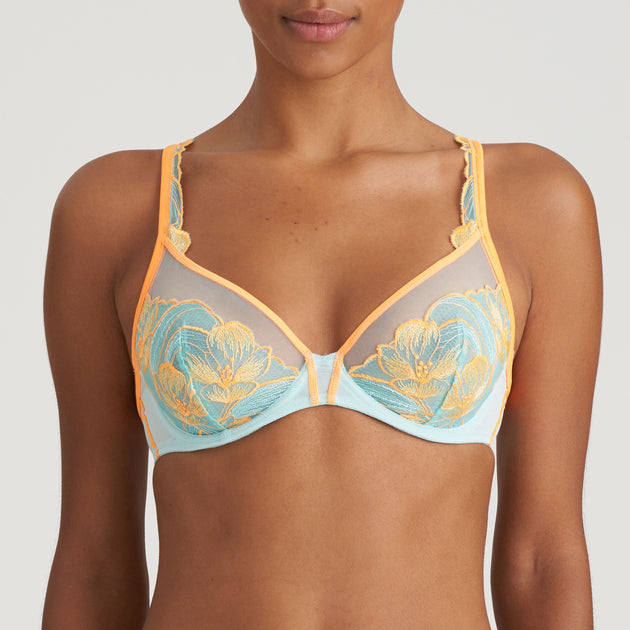 Out From Under Amber Wildflower Lace Balconette Bra