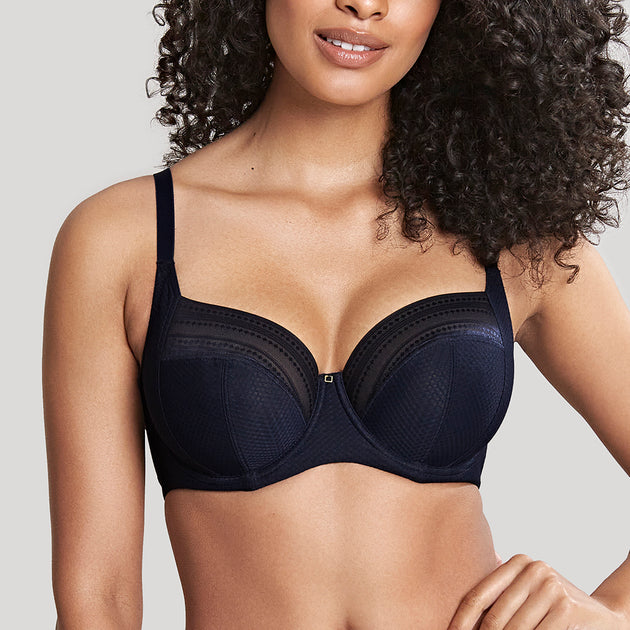 Melodie D'ete Half Cup Bra Black Cherry - For Her from The Luxe