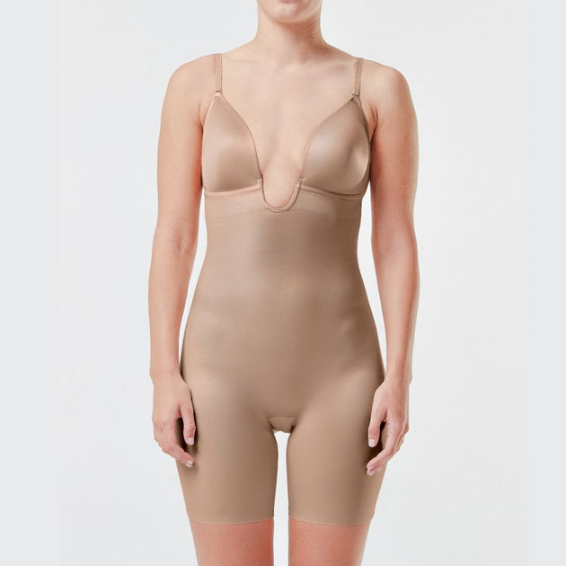 Wolford Mesh Shapewear Bodysuit In Nude | ModeSens