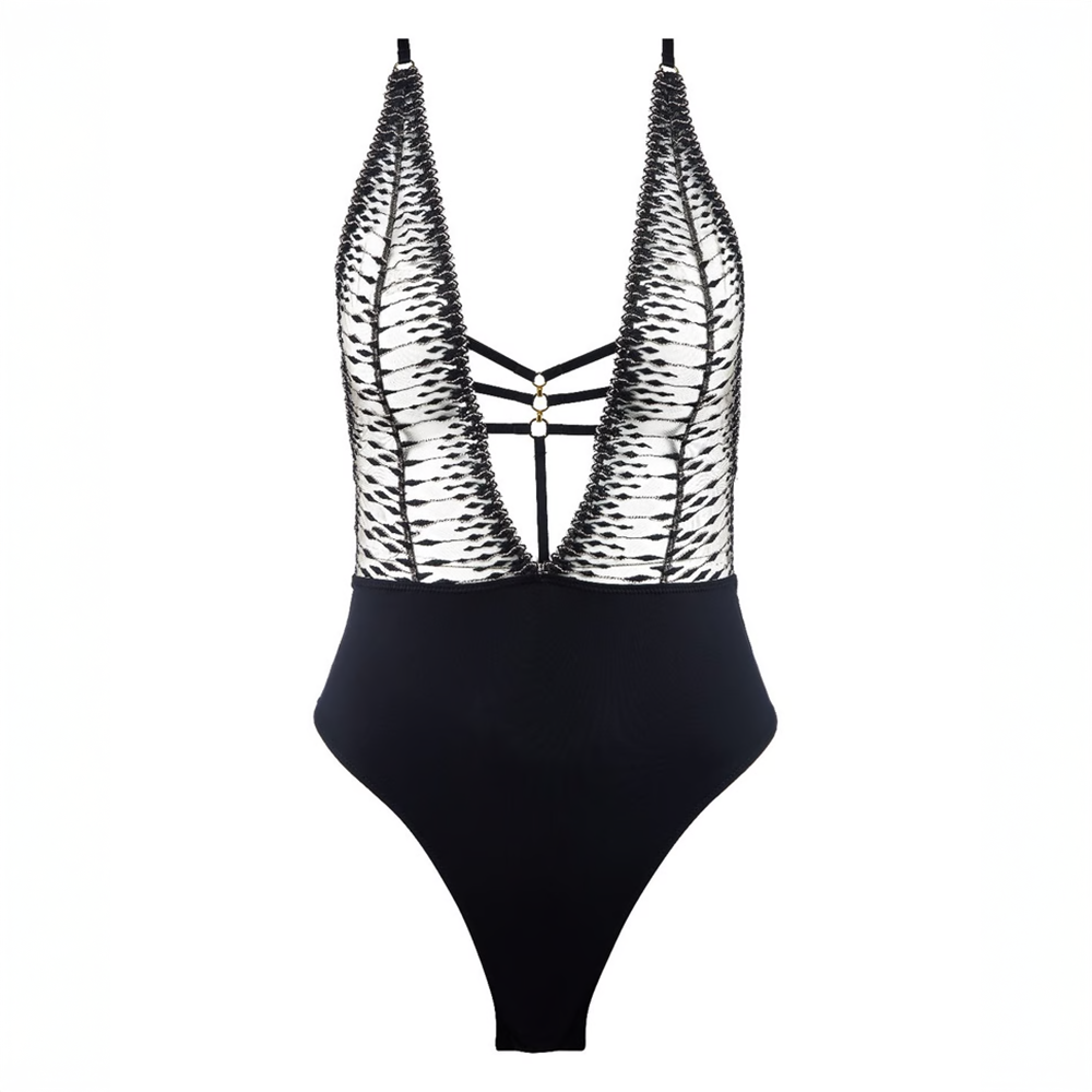 Voodoo Kiss Bodysuit Millenium Black