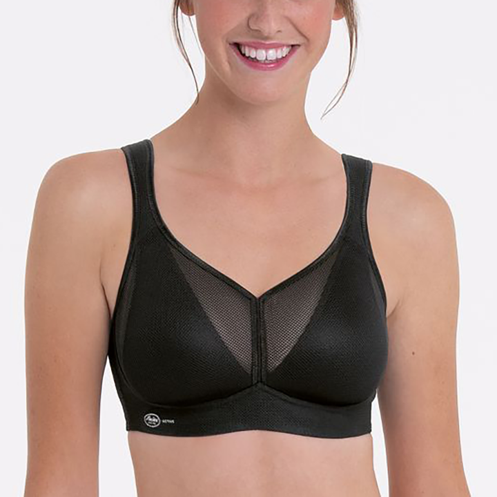 Air Control X Sports Bra DeltaPad Black
