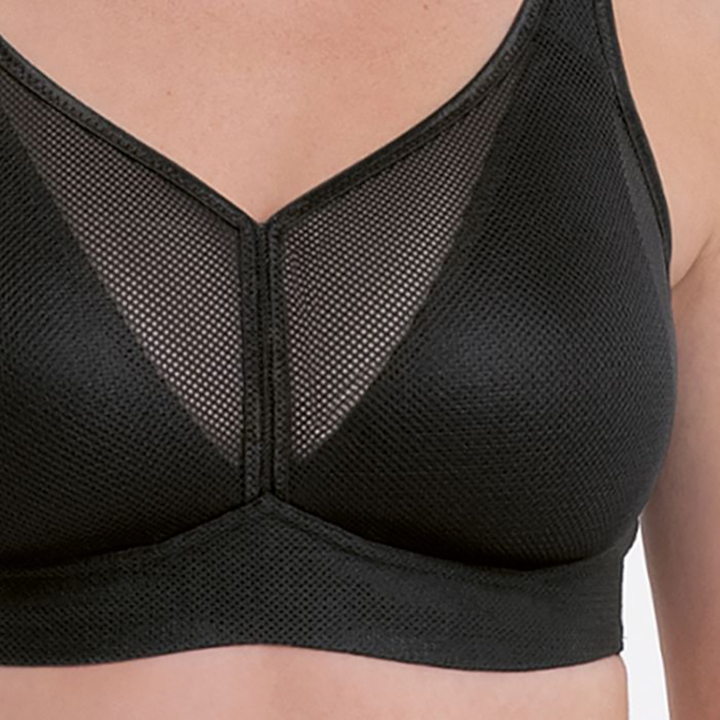 Air Control X Sports Bra DeltaPad Black