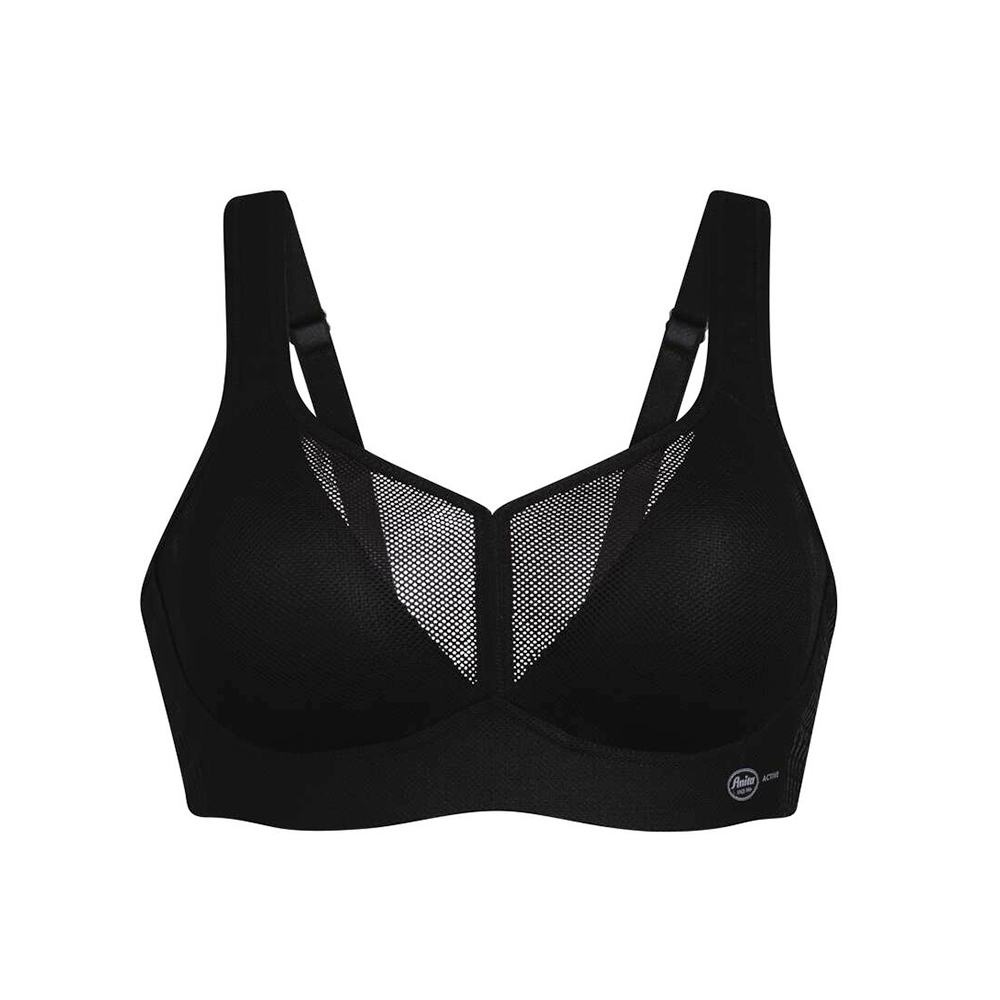 Air Control X Sports Bra DeltaPad Black