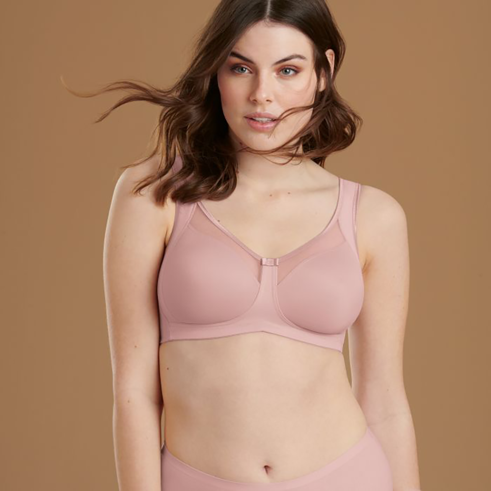 Clara Wire Free Bra Rosewood