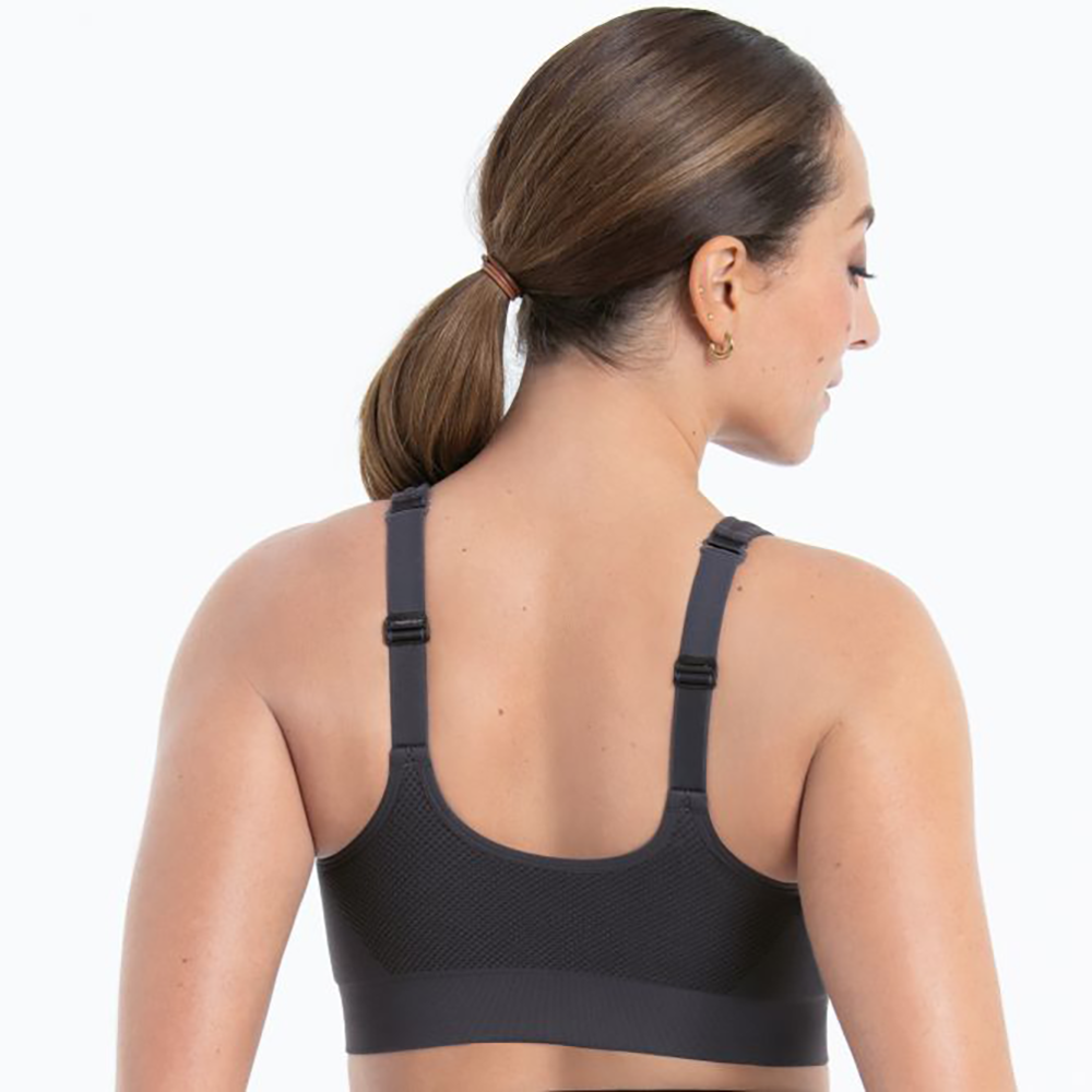 EasyMove Zip Sports Bra Black