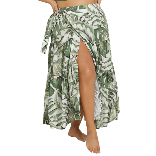 Deliciosa Elgar Cotton Beach Skirt - Size 14/16