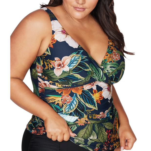 Artesands Into The Saltu Delacroix Tankini Top At3721is Navy