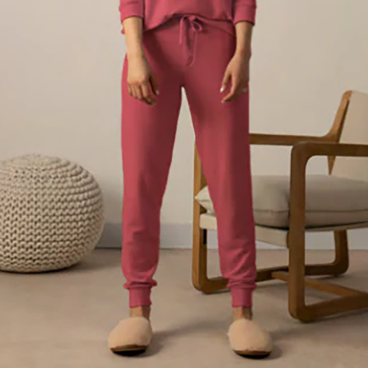 Cozy Banded Joggers Ash Rose