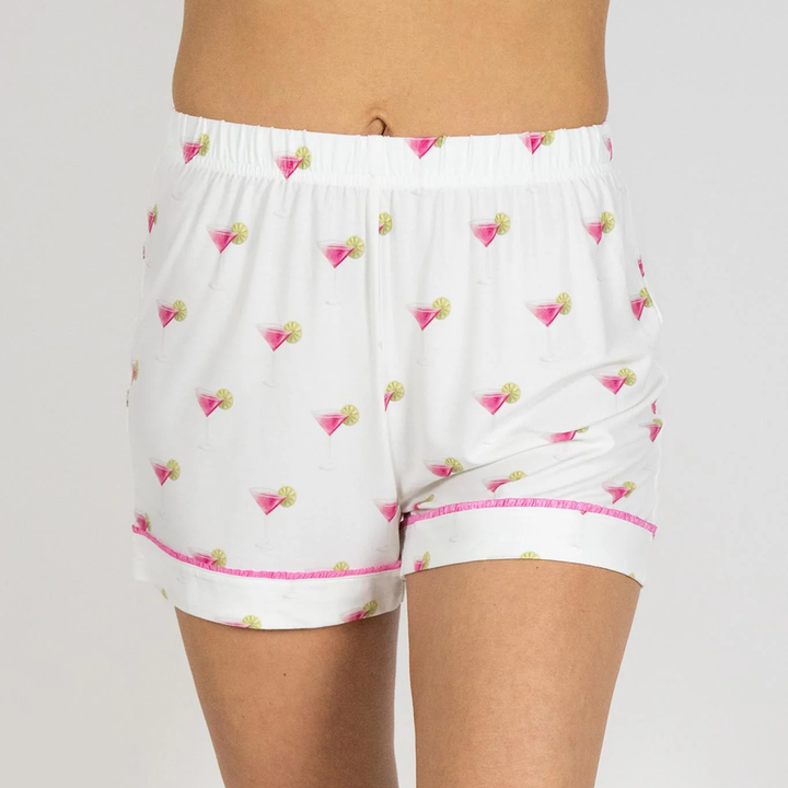 Jolene Short Printed Pajama Set Cosmo