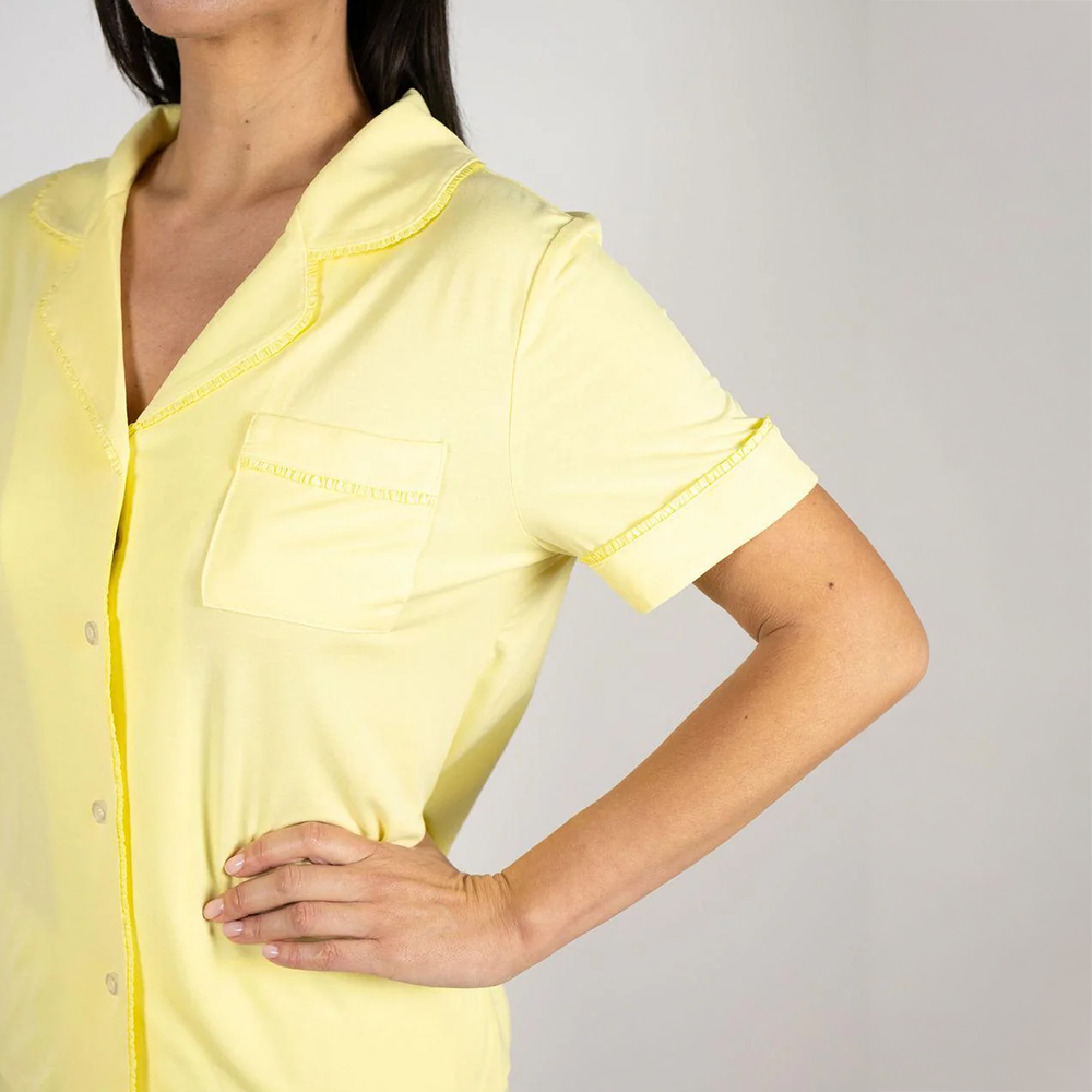 Jolene Short Pajama Set Lemon Verbena BSHPJ