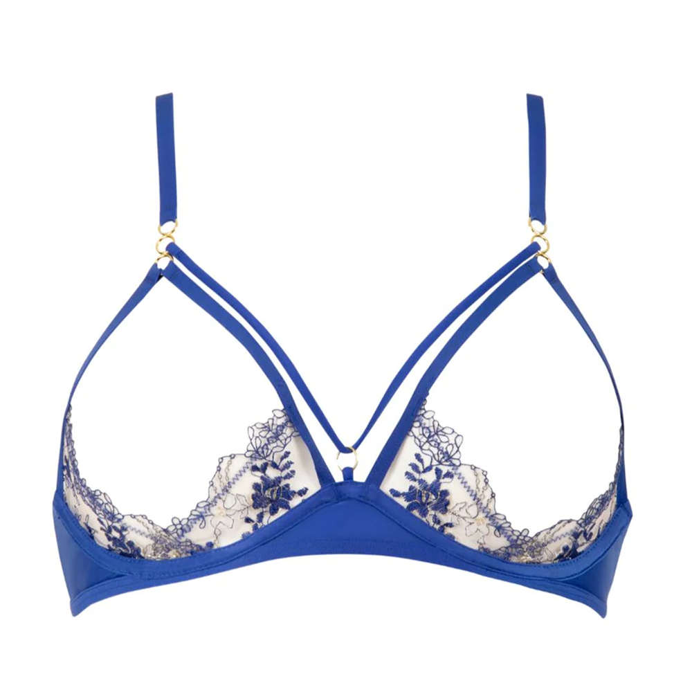 Buy Shine Strappy Open-Cup Triangle Bra - Order Bras online