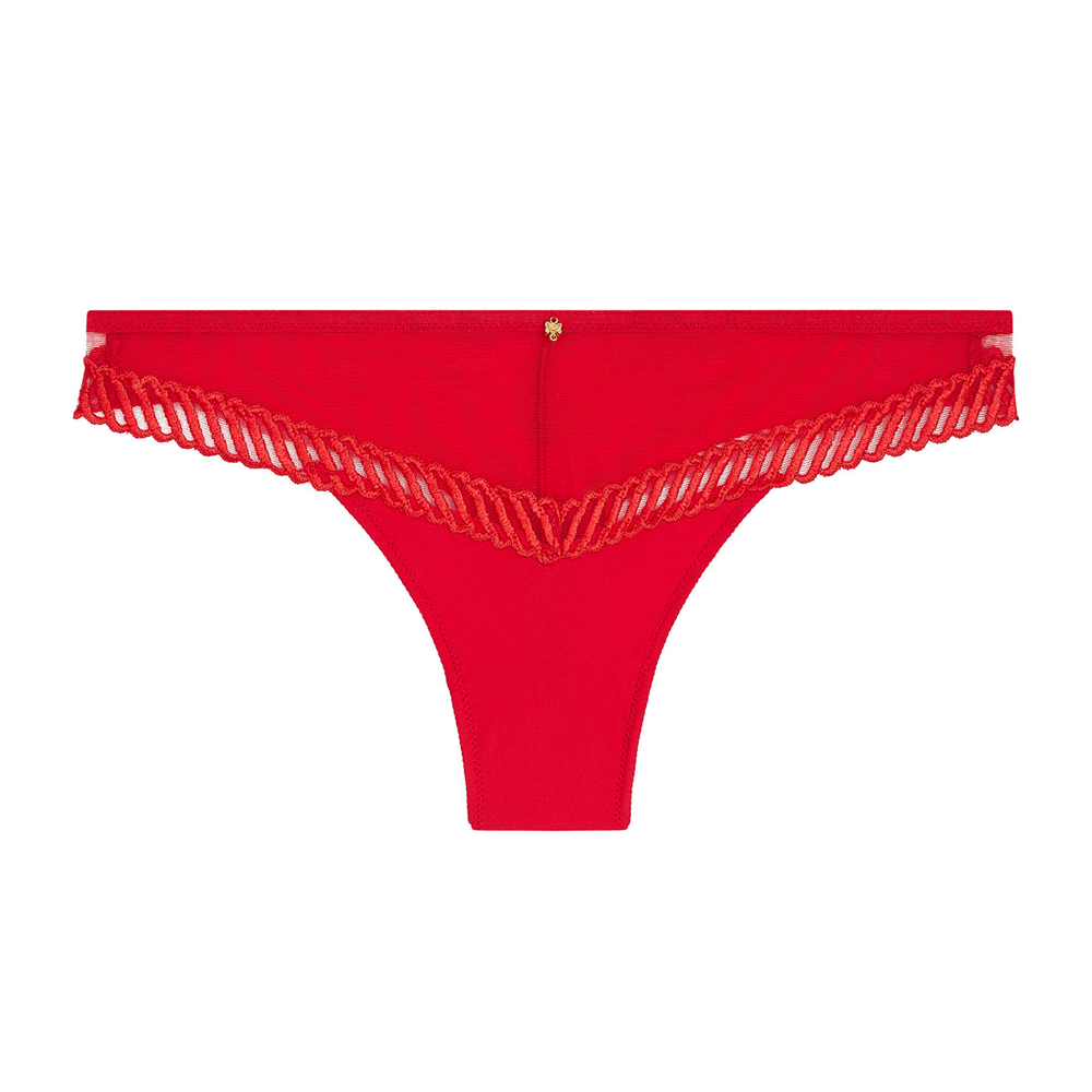 Sheer Emotion Thong Diva Red