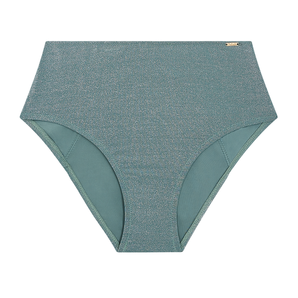 Summer Glow High Waist Brief Aqua
