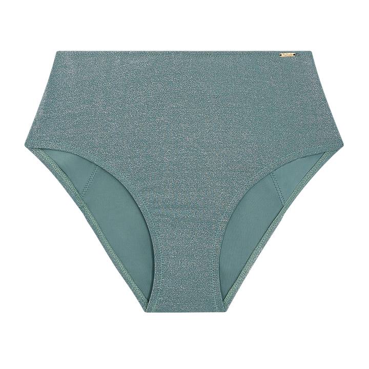 Summer Glow High Waist Brief Aqua