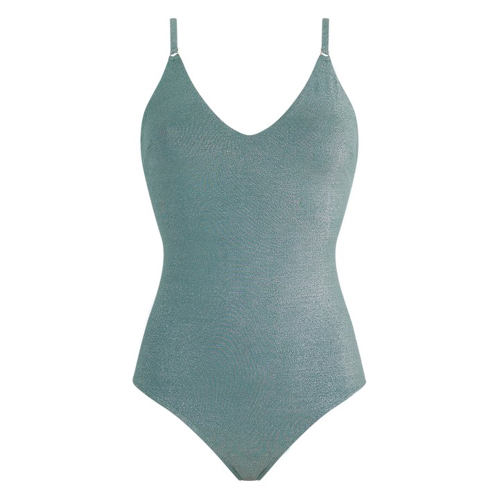 Summer Glow One-Piece Swimsuit Aqua