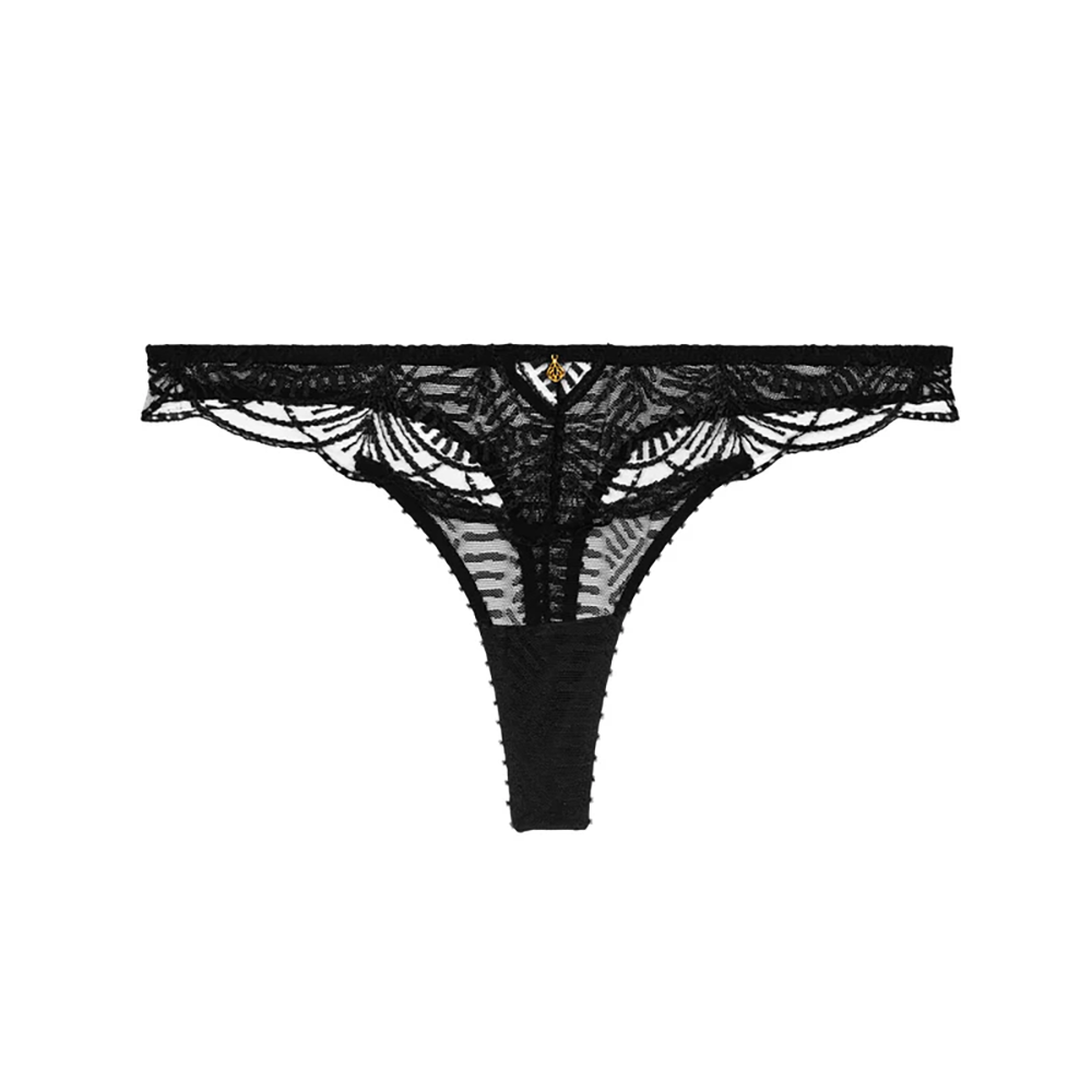 Vibes Thong Black