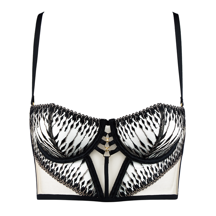 Voodoo Kiss Bustier Black