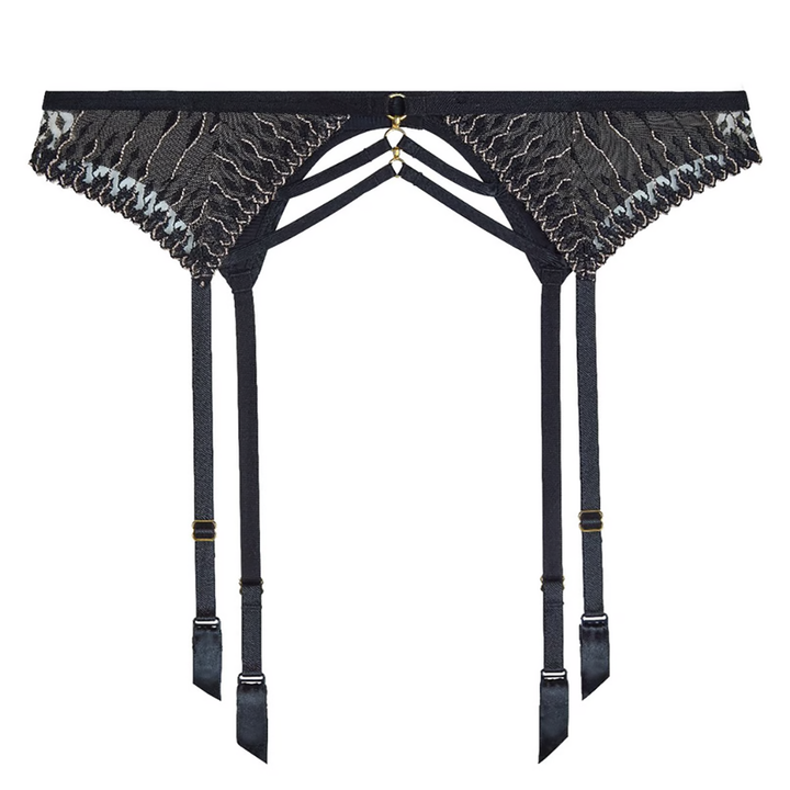 Voodoo Kiss Suspender Belt Millenium Black