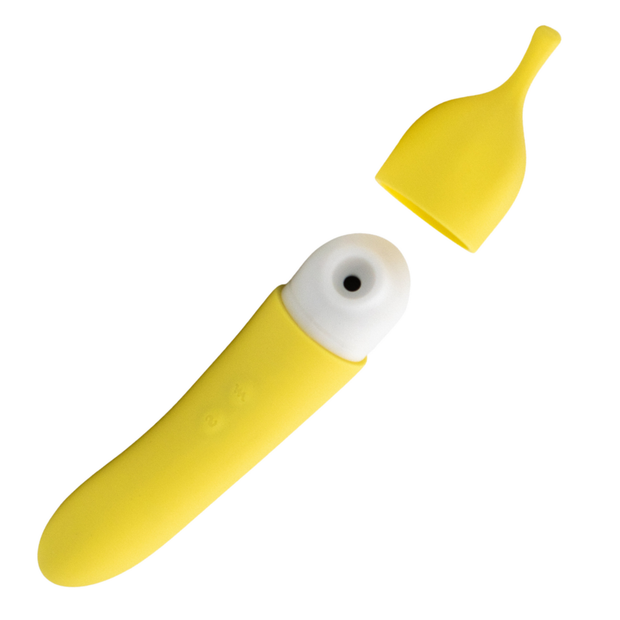 Banana Cream Air Pulse & G-Spot Vibrator