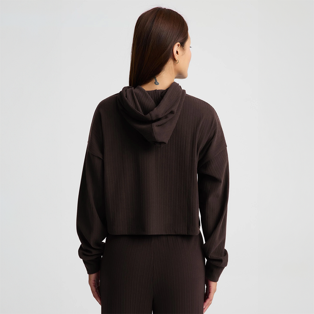 Breathe Easy Ribbed Hoodie