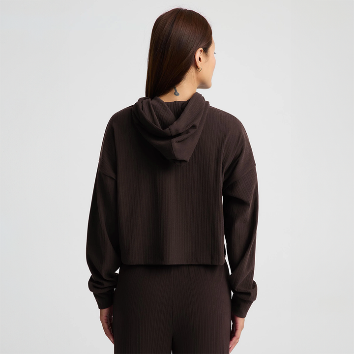Breathe Easy Ribbed Hoodie