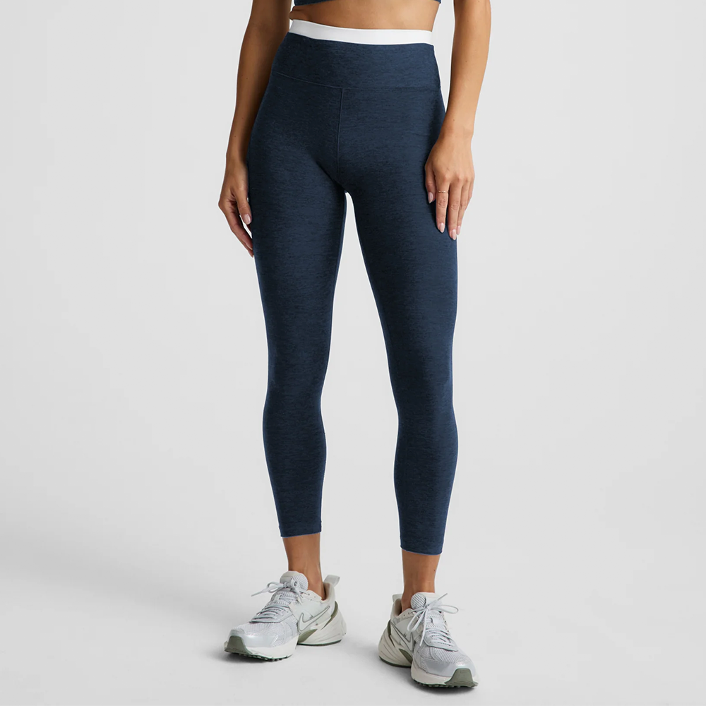 Spacedye Layered High Waisted Midi Legging