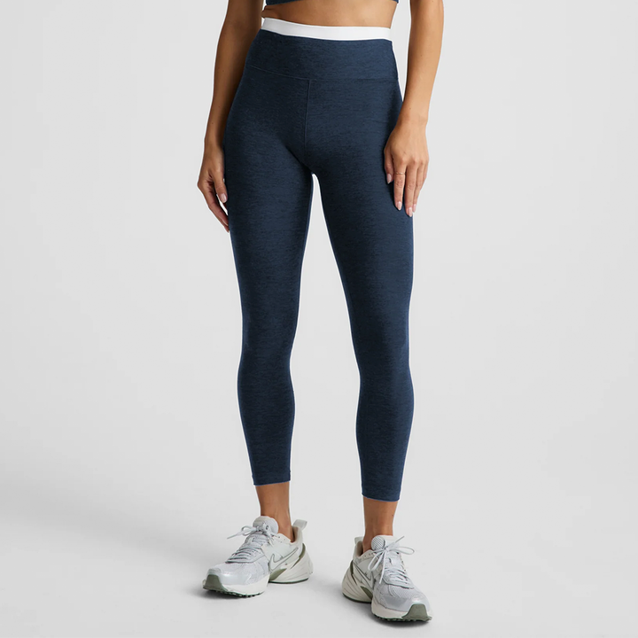 Spacedye Layered High Waisted Midi Legging