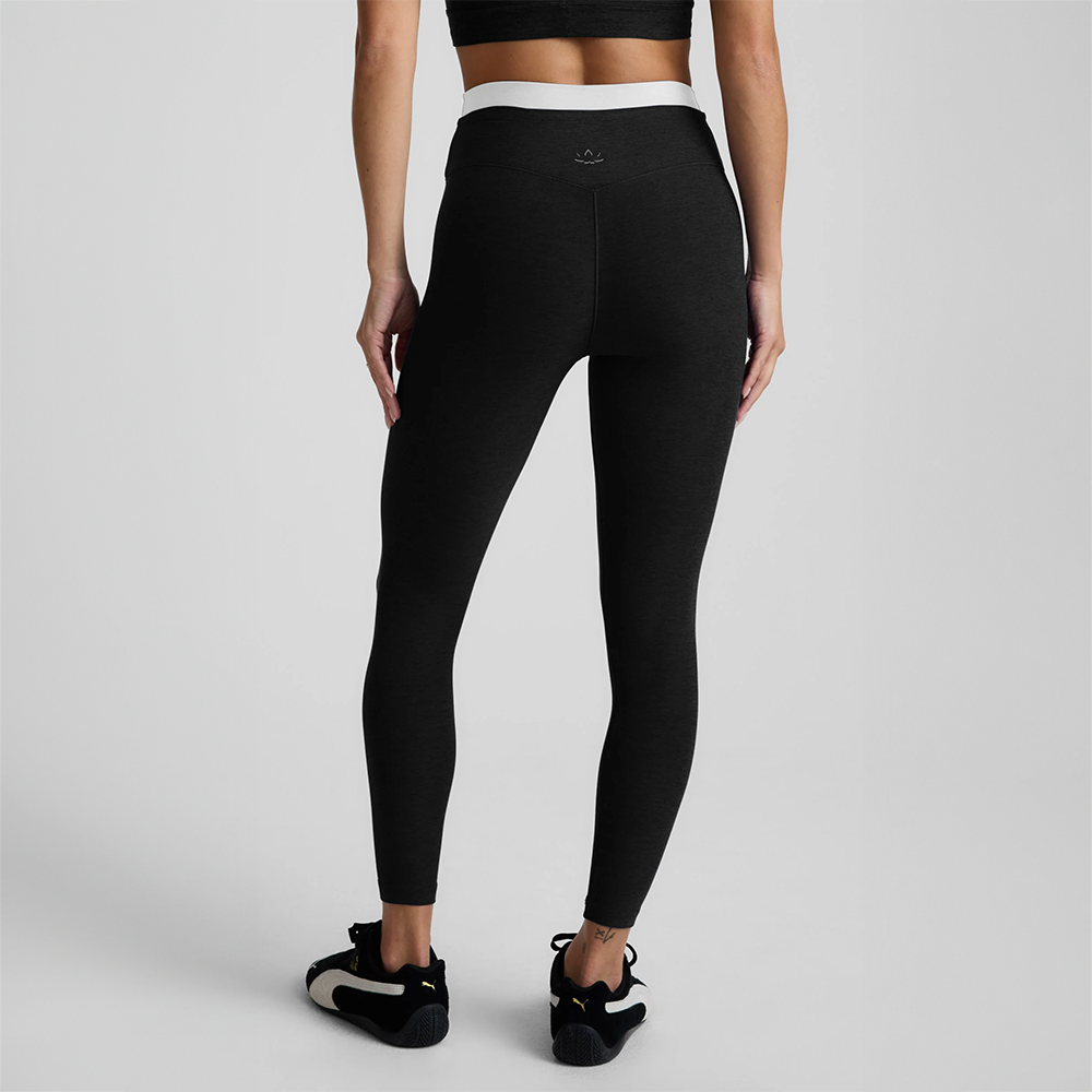 Spacedye Layered High Waisted Midi Legging