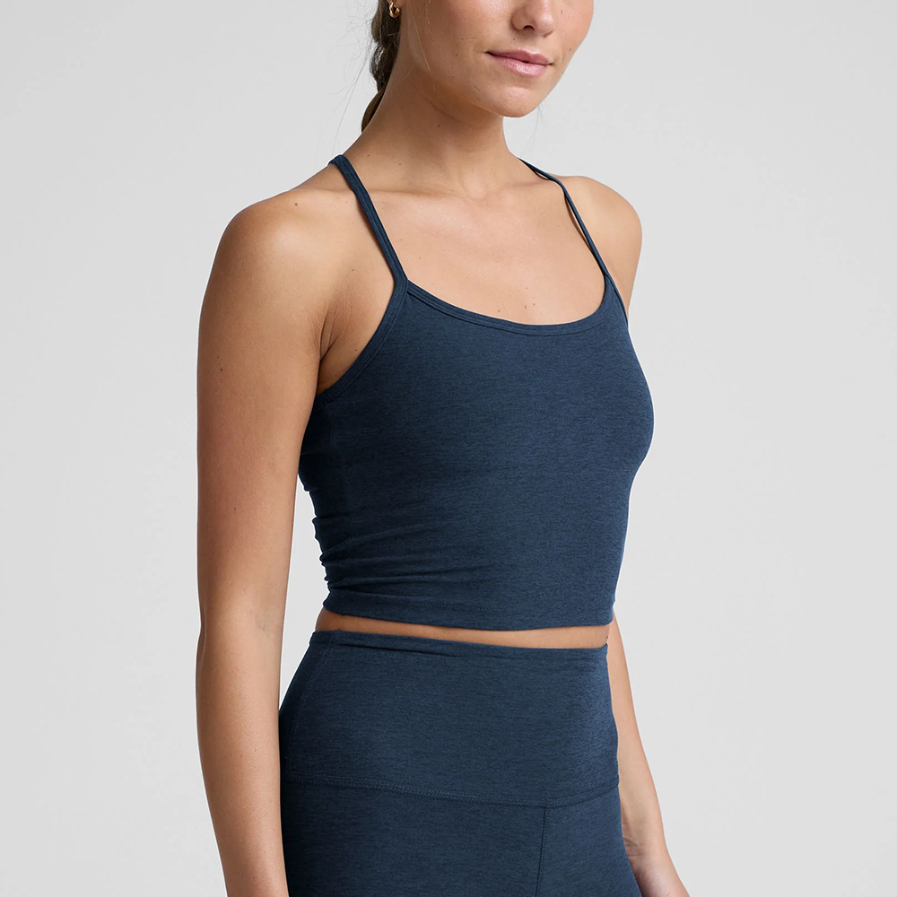 Spacedye Slim Racerback Crop Tank
