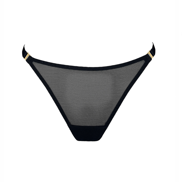 Nara Mesh Thong Black