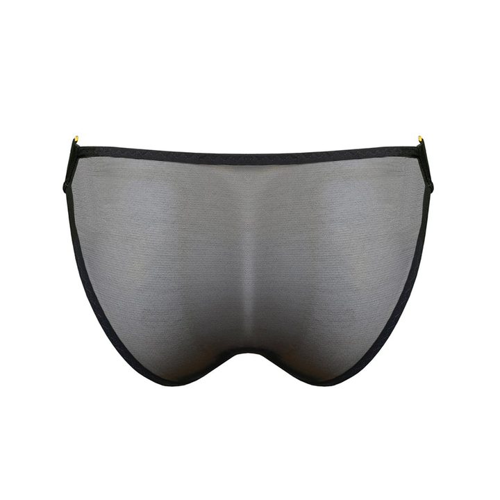 Signature Mesh Brief Black