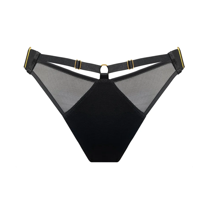 Signature Mesh Brief Black