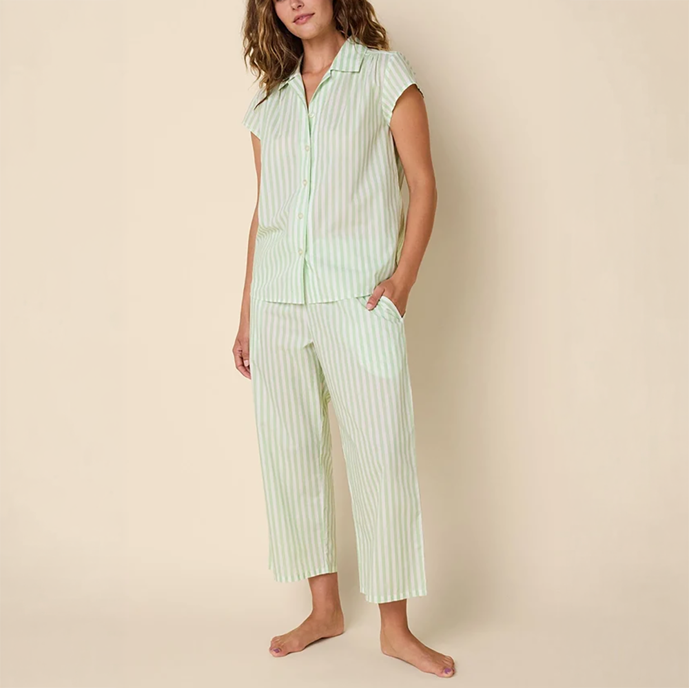 Luxe Pima Capri Set Light Green