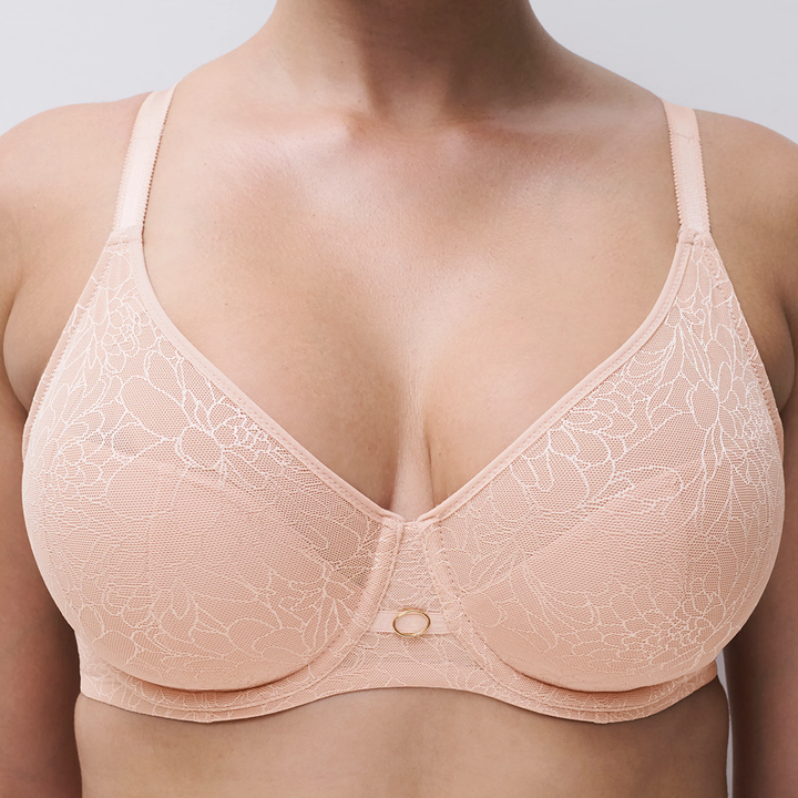Belle Lace Seamless Unlined Bra Rose C10IM1