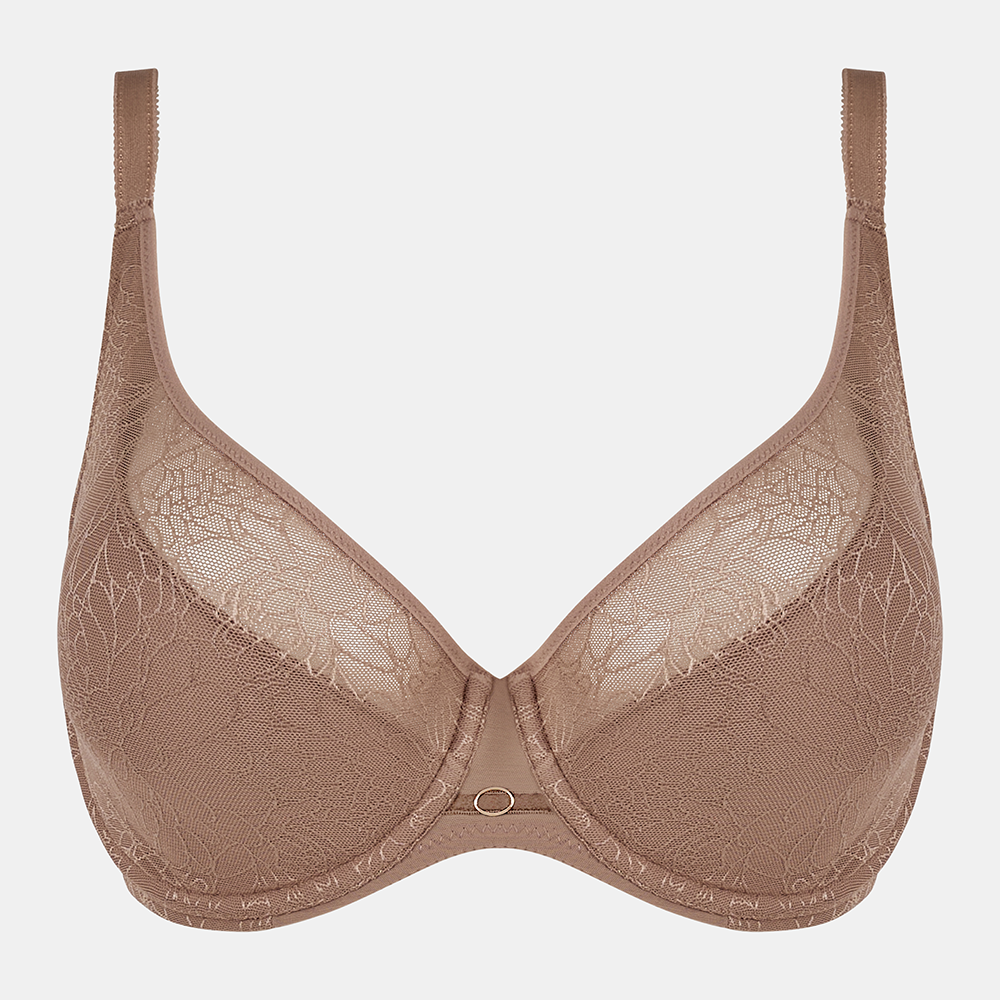Belle Plunge Spacer Bra Coffee Latte