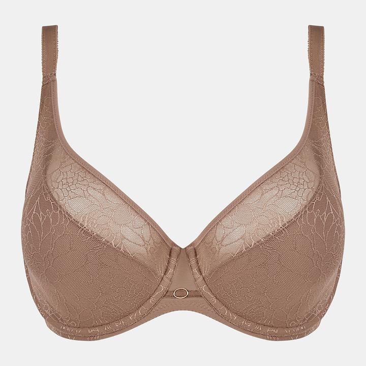 Belle Plunge Spacer Bra Coffee Latte