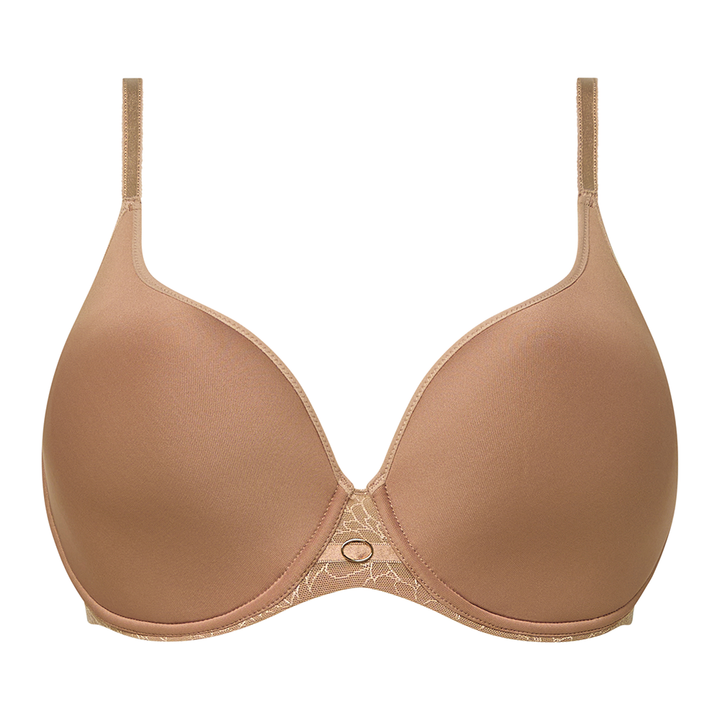 Belle Sexy Solution Plunge Bra Nude-Coffee Latte