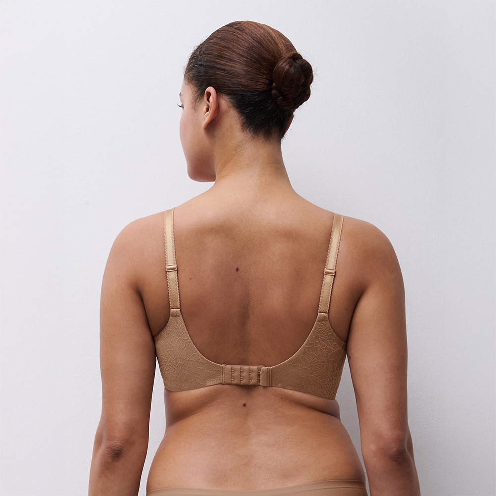 Belle Sexy Solution Plunge Bra Nude-Coffee Latte