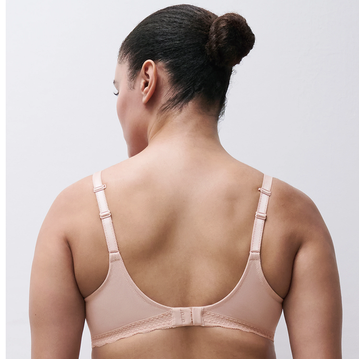 Belle Sexy Unlined Plunge Bra Rose C10IM0