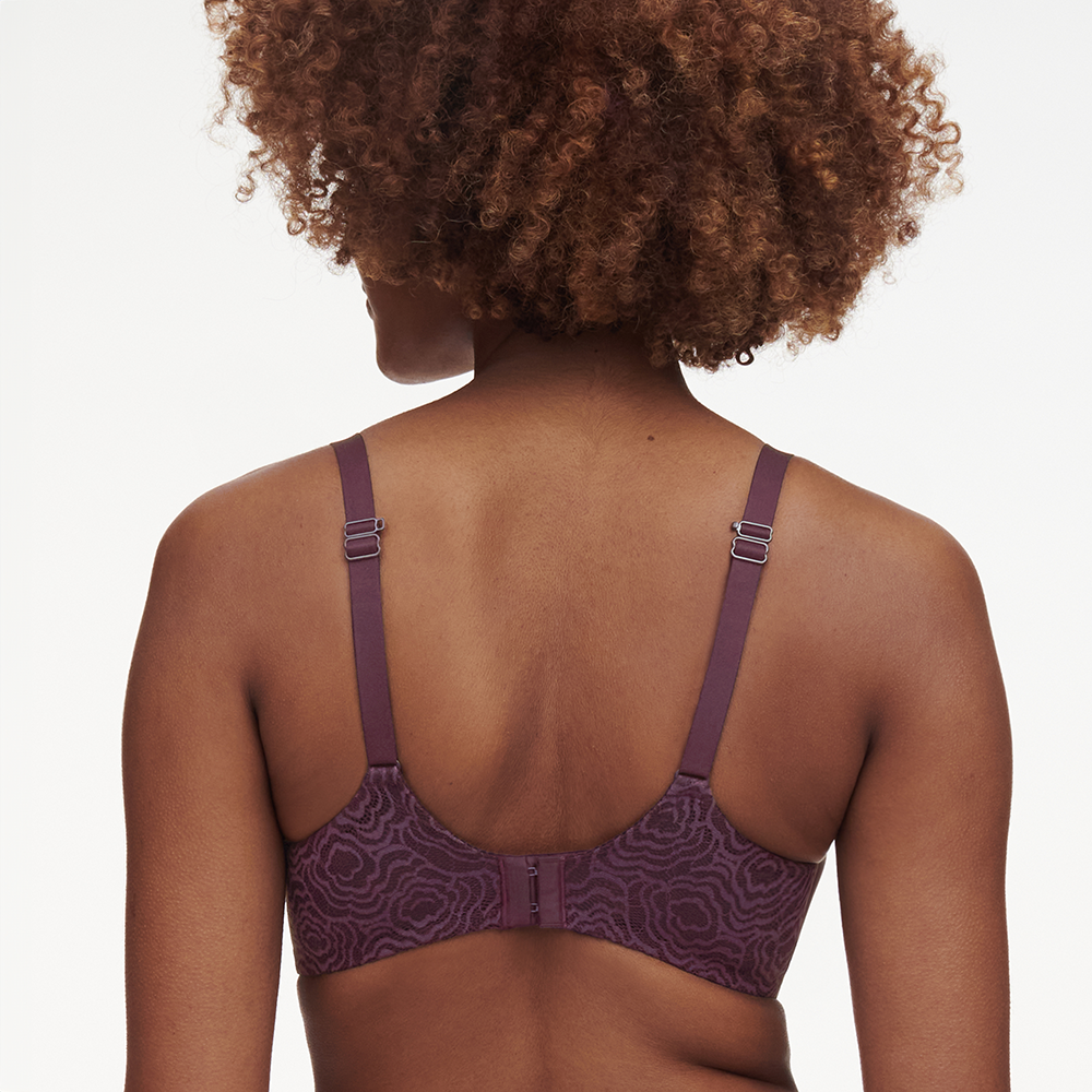 C Jolie Comfort Convertible T-Shirt Bra Aubergine