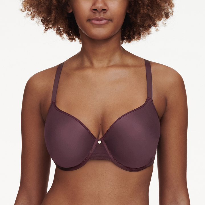 C Jolie Comfort Convertible T-Shirt Bra Aubergine